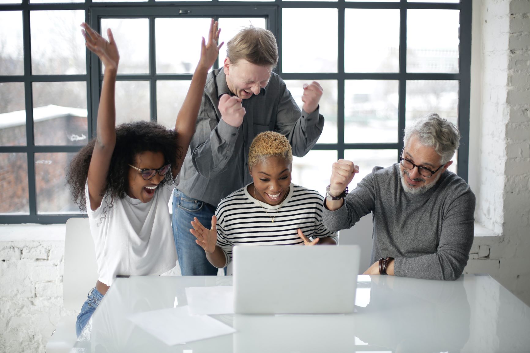 Happy employees